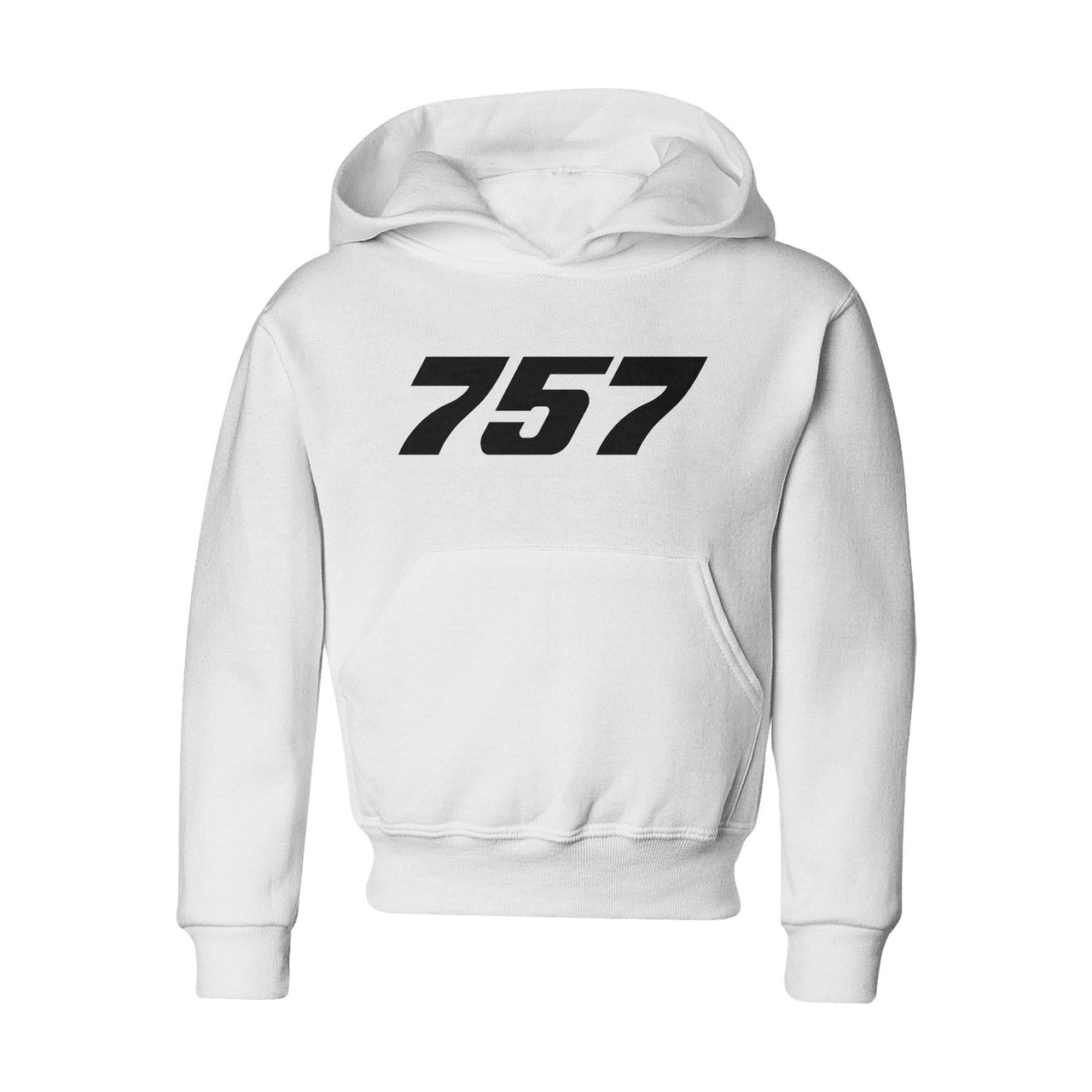 757 Flat Text Designed "CHILDREN" Hoodies