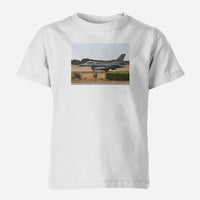 Thumbnail for Fighting Falcon F16 From Side Designed Children T-Shirts