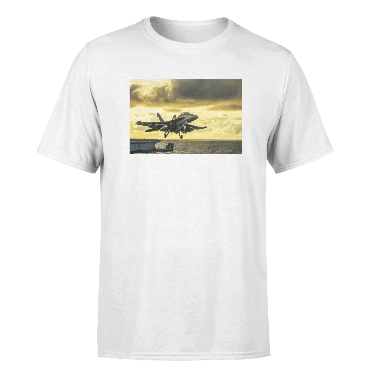 Departing Jet Aircraft Designed T-Shirts