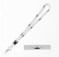 Thumbnail for Boeing 787 Silhouette Designed Detachable Lanyard & ID Holders