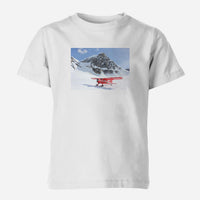 Thumbnail for Amazing Snow Airplane Designed Children T-Shirts