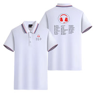 Thumbnail for Aviation Alphabet 3 Designed Stylish Polo T-Shirts (Double-Side)