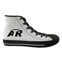 Thumbnail for ATR & Text Designed Long Canvas Shoes (Women)