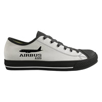 Thumbnail for Airbus A320 Printed Designed Canvas Shoes (Men)