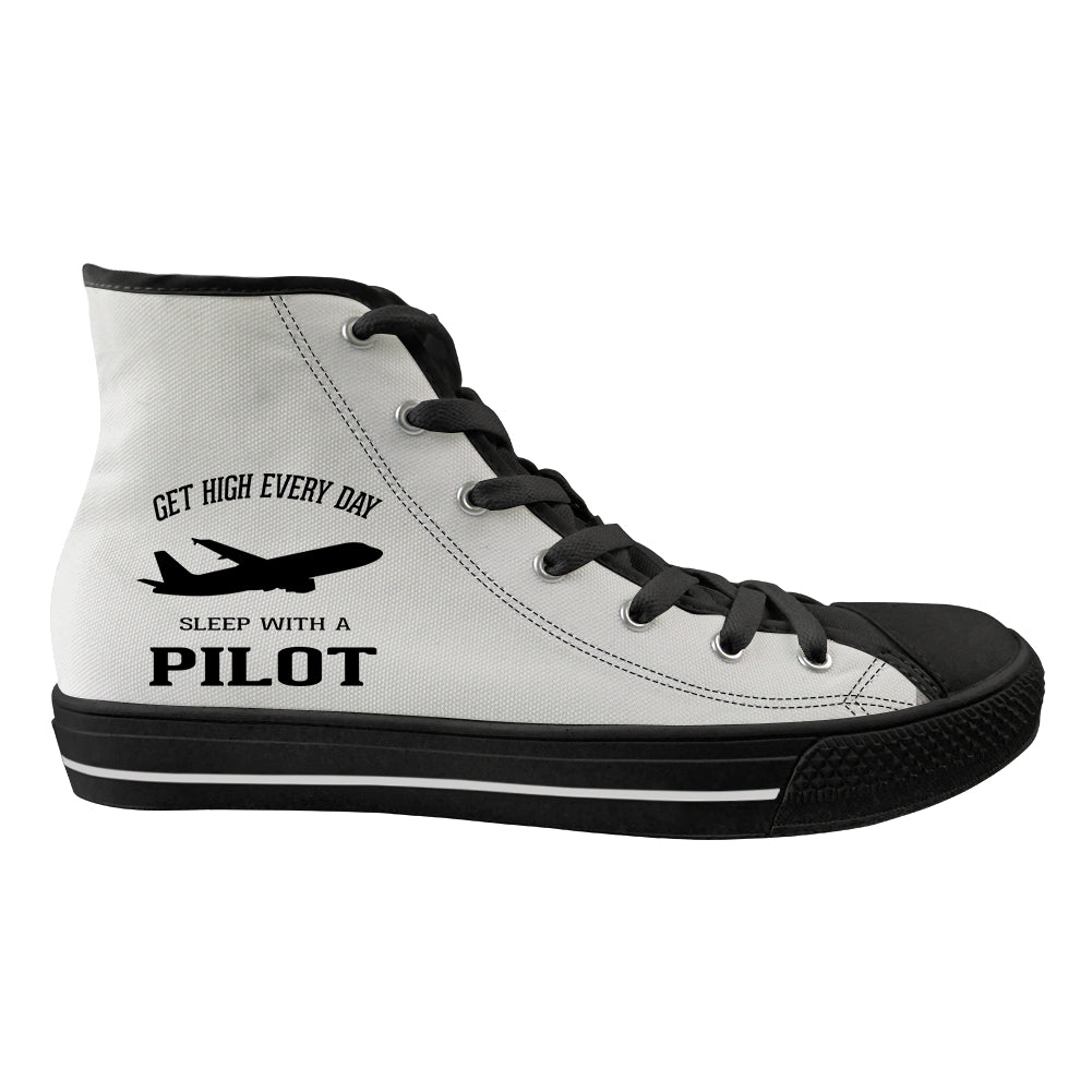 Get High Every Day Sleep With A Pilot Designed Long Canvas Shoes (Men)