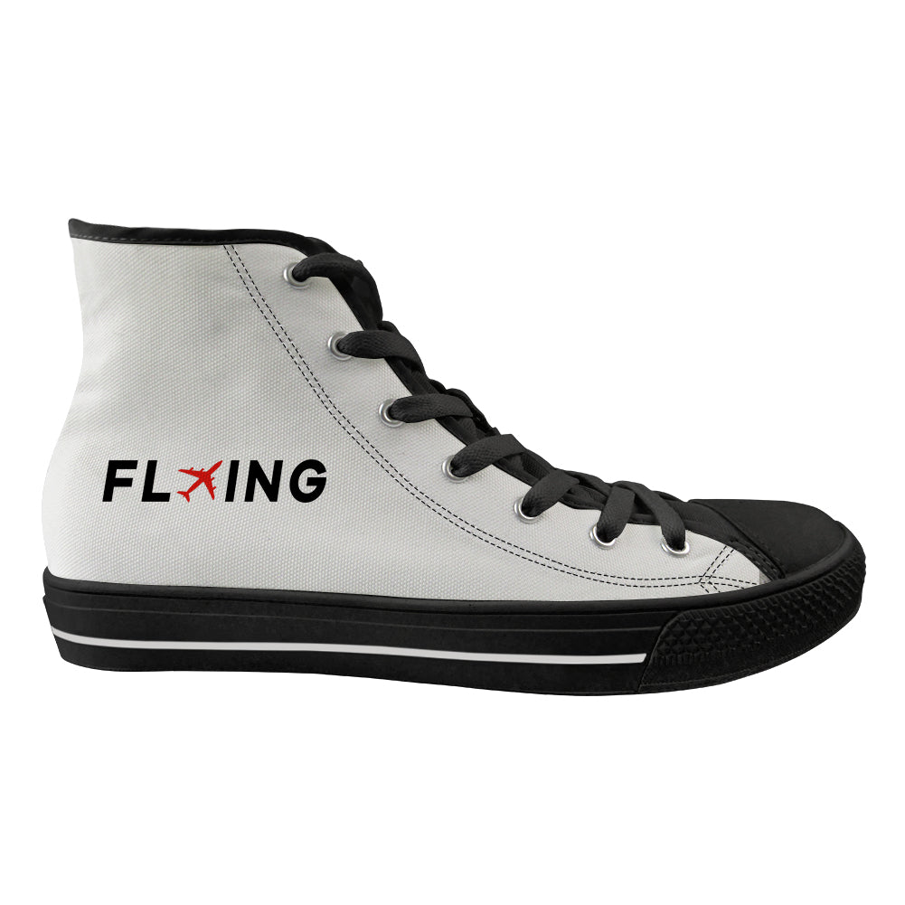 Flying Designed Long Canvas Shoes (Men)