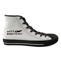 Thumbnail for Born To Fly Designed Long Canvas Shoes (Men)