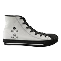 Thumbnail for Trust Me I'm a Pilot 2 Designed Long Canvas Shoes (Men)