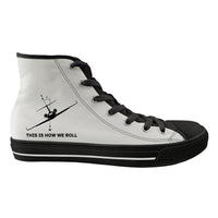 Thumbnail for This is How We Roll Designed Long Canvas Shoes (Men)