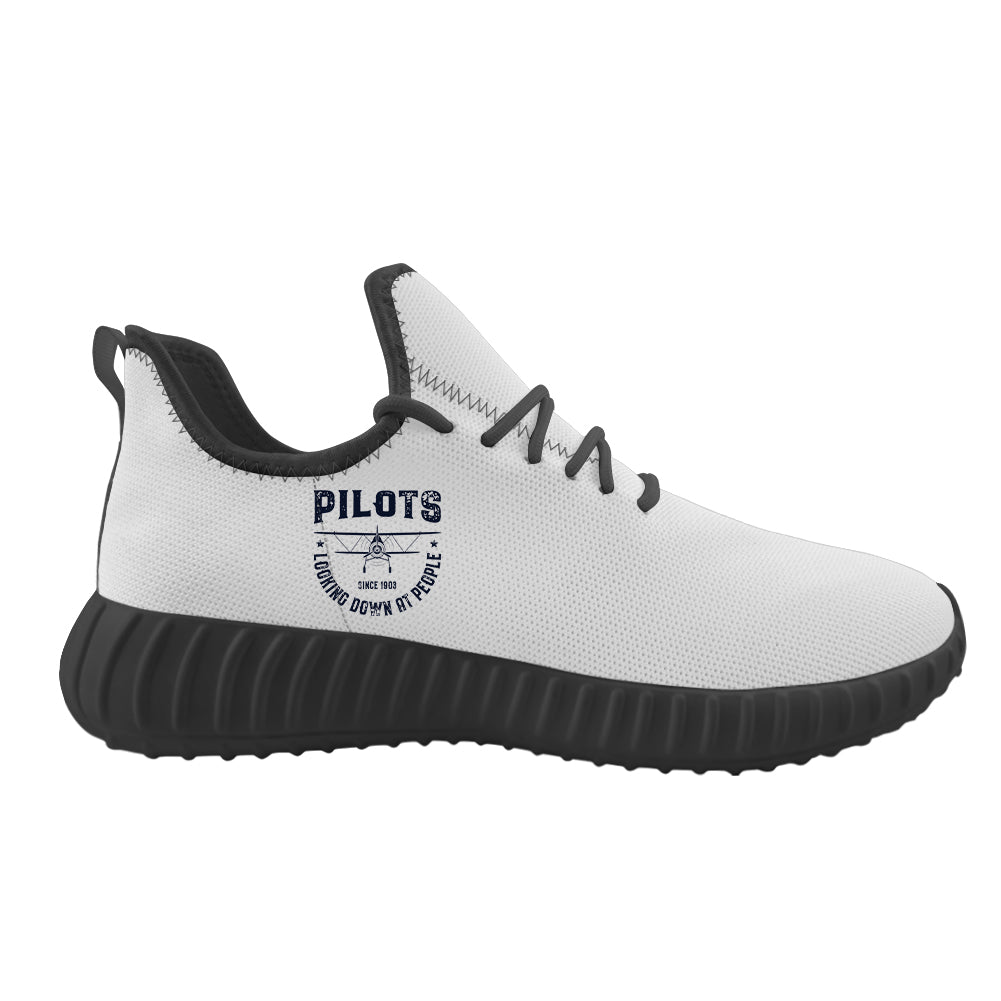 Pilots Looking Down at People Since 1903 Designed Sport Sneakers & Shoes (WOMEN)