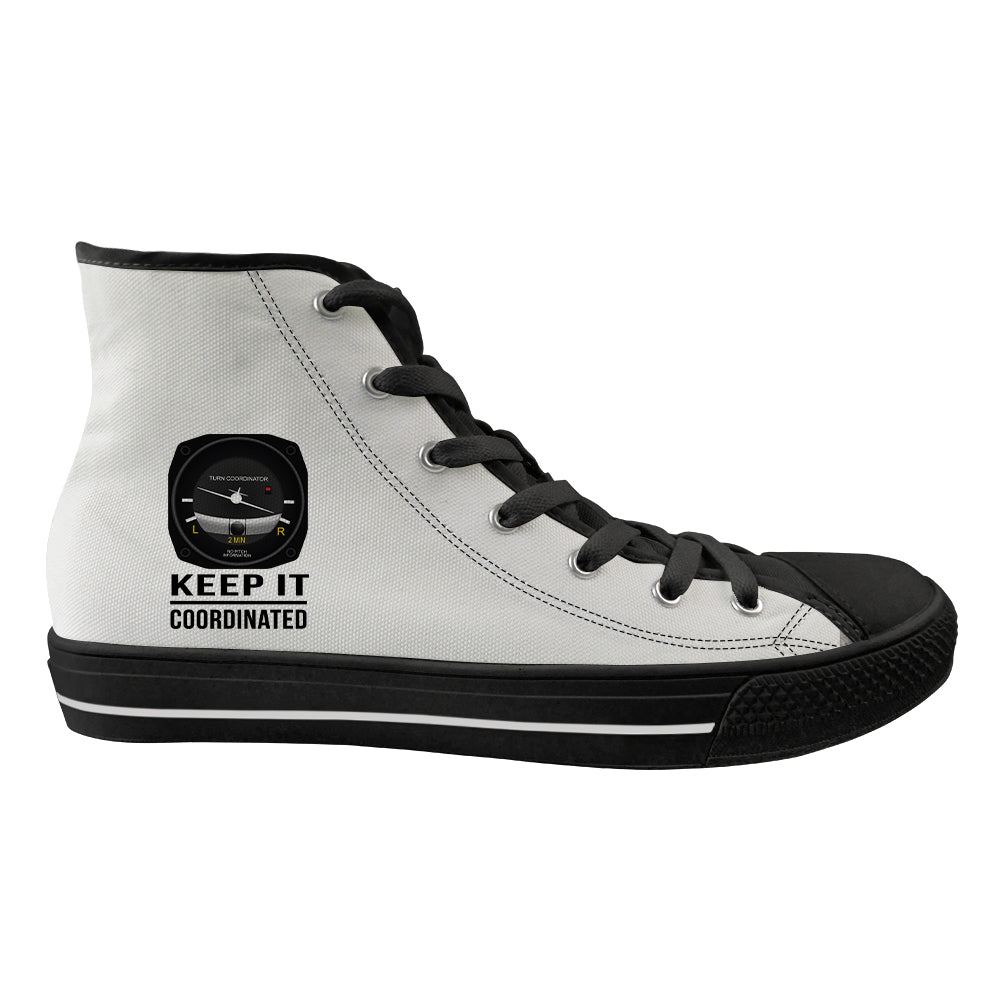 Keep It Coordinated Designed Long Canvas Shoes (Men)