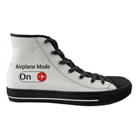 Thumbnail for Airplane Mode On Designed Long Canvas Shoes (Men)