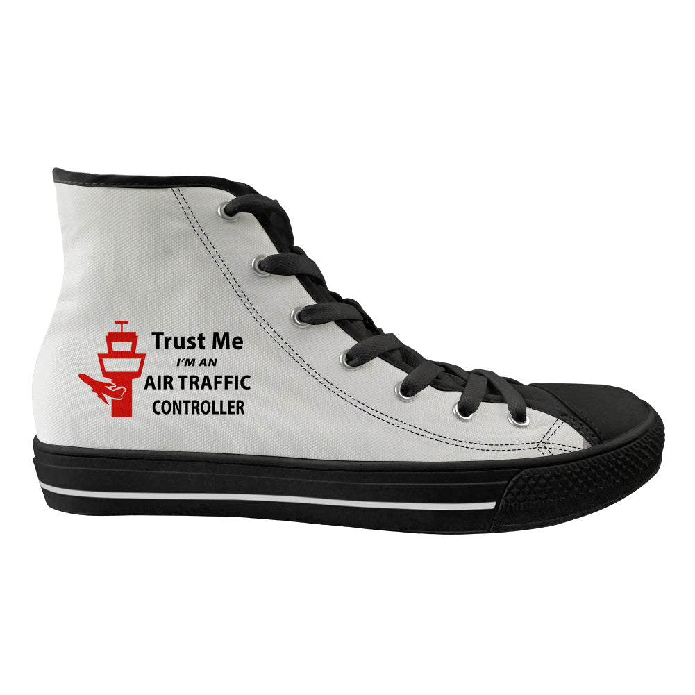 Trust Me I'm an Air Traffic Controller Designed Long Canvas Shoes (Men)