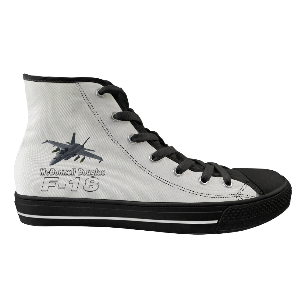 The McDonnell Douglas F18 Designed Long Canvas Shoes (Men)