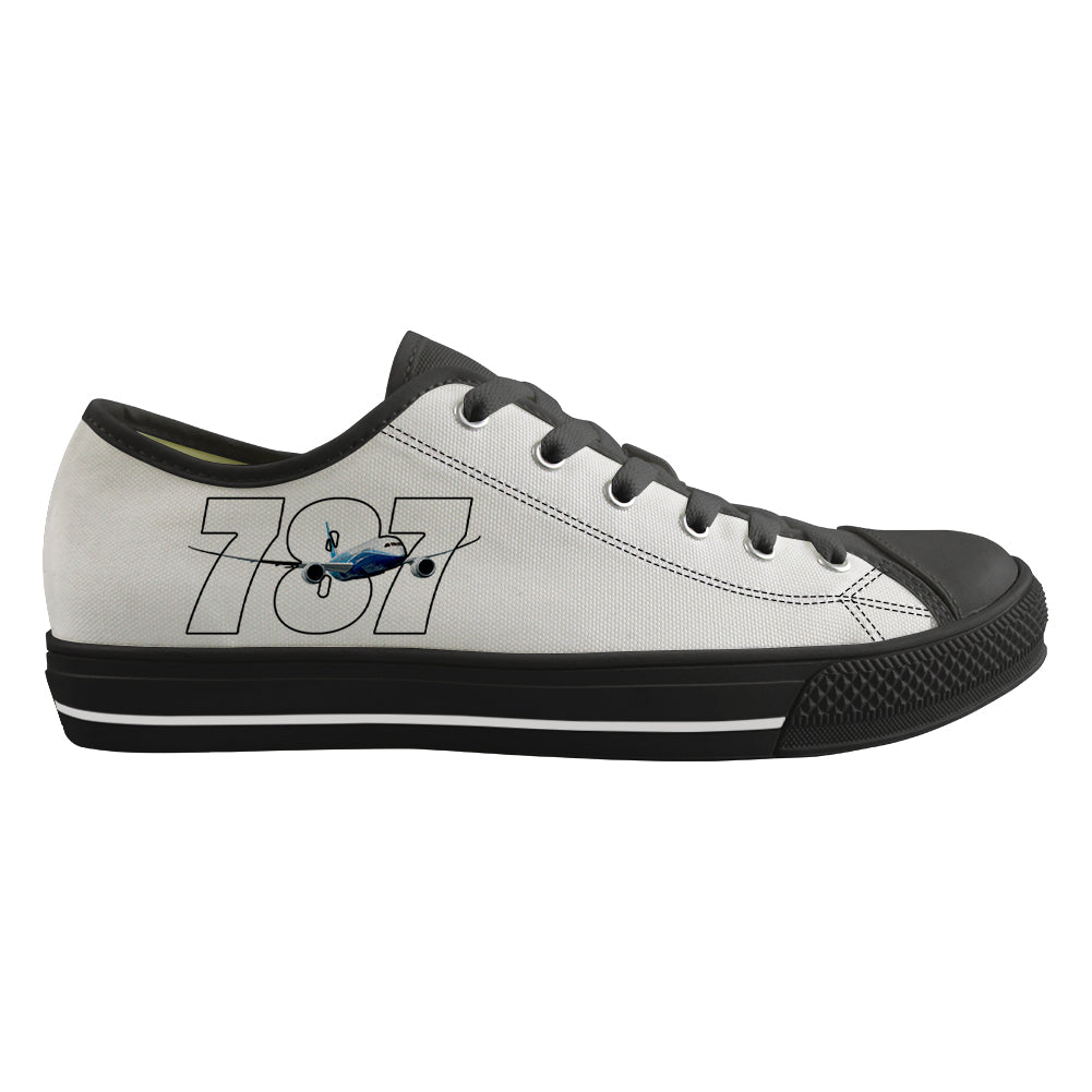 Super Boeing 787 Designed Canvas Shoes (Men)