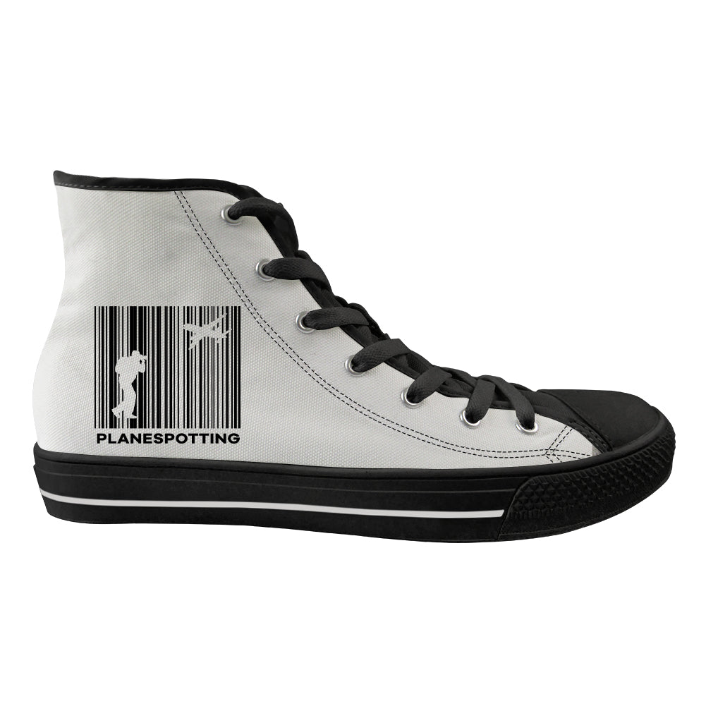 Planespotting Designed Long Canvas Shoes (Men)