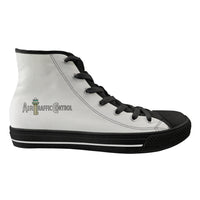 Thumbnail for Air Traffic Control Designed Long Canvas Shoes (Men)