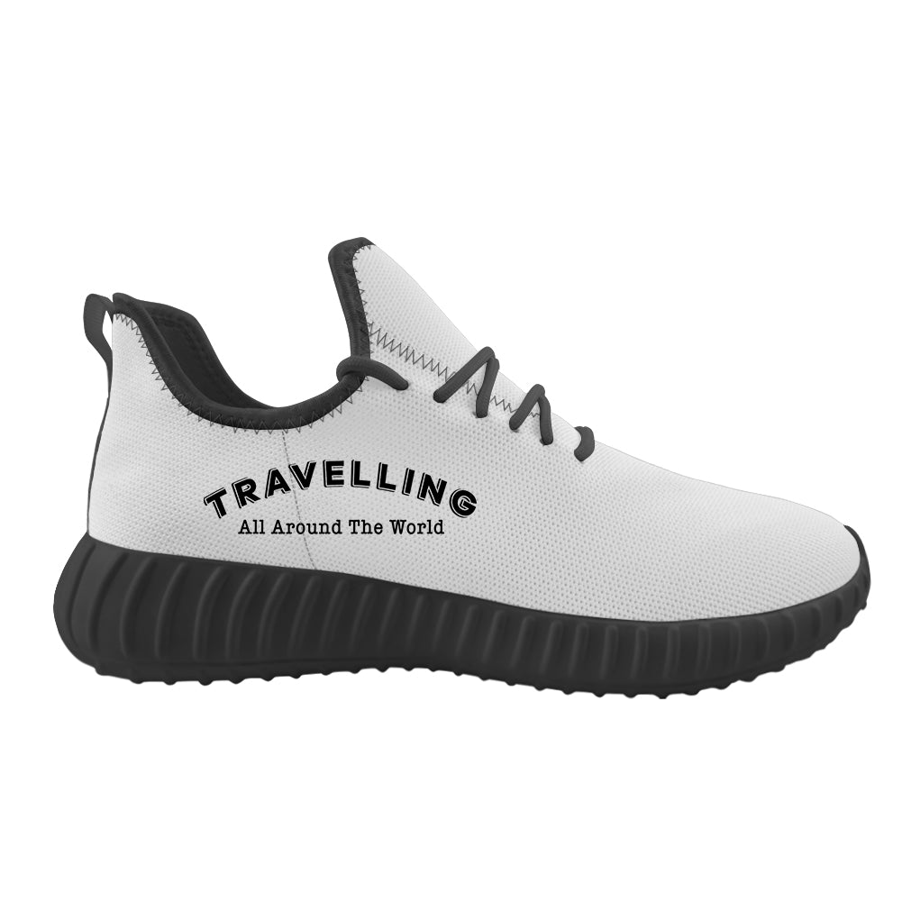 Travelling All Around The World Designed Sport Sneakers & Shoes (WOMEN)