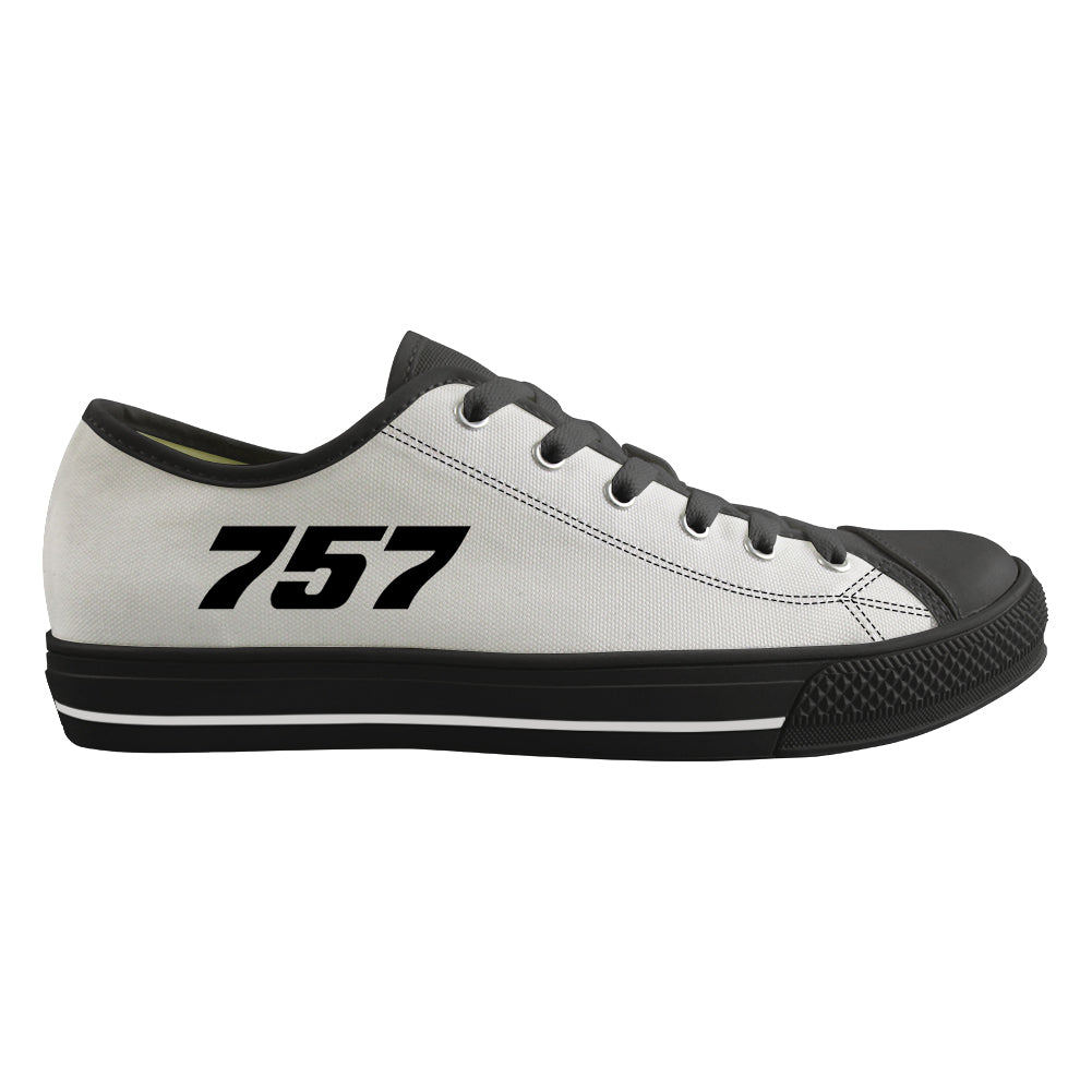 757 Flat Text Designed Canvas Shoes (Men)