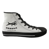 Thumbnail for Cessna Aeroclub Designed Long Canvas Shoes (Men)