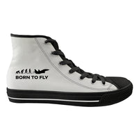 Thumbnail for Born To Fly Military Designed Long Canvas Shoes (Men)