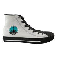 Thumbnail for Cessna & Gyro Designed Long Canvas Shoes (Men)