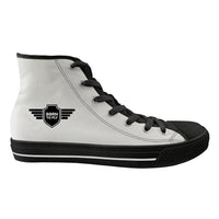 Thumbnail for Born To Fly & Badge Designed Long Canvas Shoes (Men)