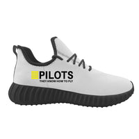 Thumbnail for Pilots They Know How To Fly Designed Sport Sneakers & Shoes (MEN)