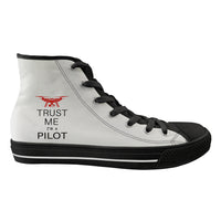 Thumbnail for Trust Me I'm a Pilot (Drone) Designed Long Canvas Shoes (Men)