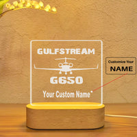 Thumbnail for Gulfstream G650 & Plane Designed Night Lamp