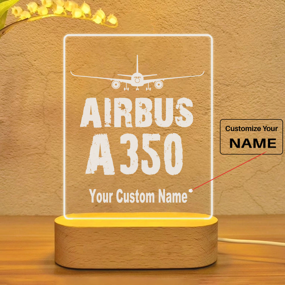 Airbus A350 & Plane Designed Night Lamp