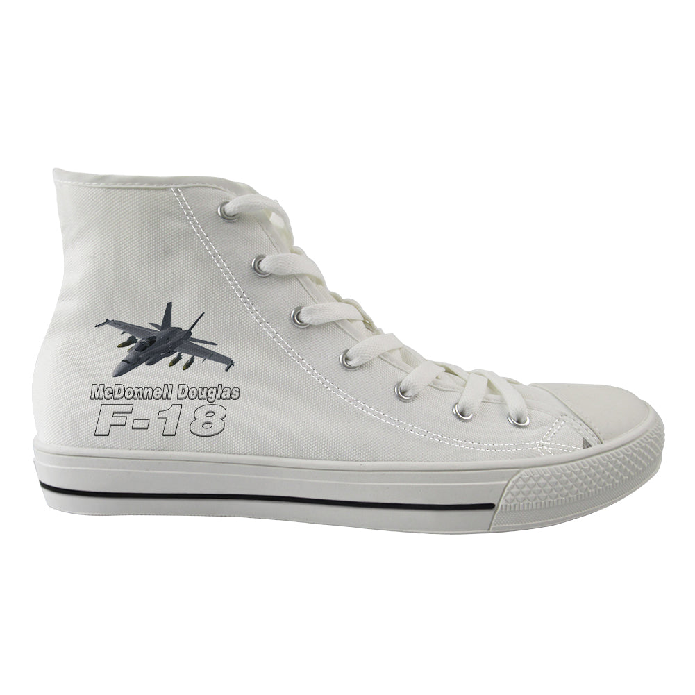 The McDonnell Douglas F18 Designed Long Canvas Shoes (Men)