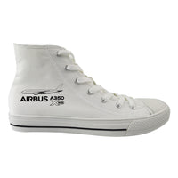 Thumbnail for The Airbus A350 WXB Designed Long Canvas Shoes (Men)