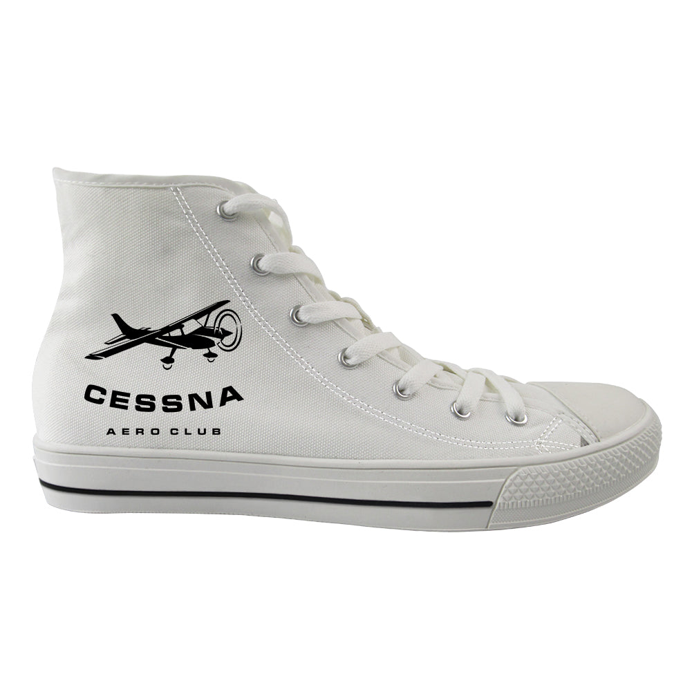 Cessna Aeroclub Designed Long Canvas Shoes (Men)