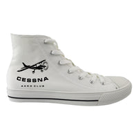 Thumbnail for Cessna Aeroclub Designed Long Canvas Shoes (Men)