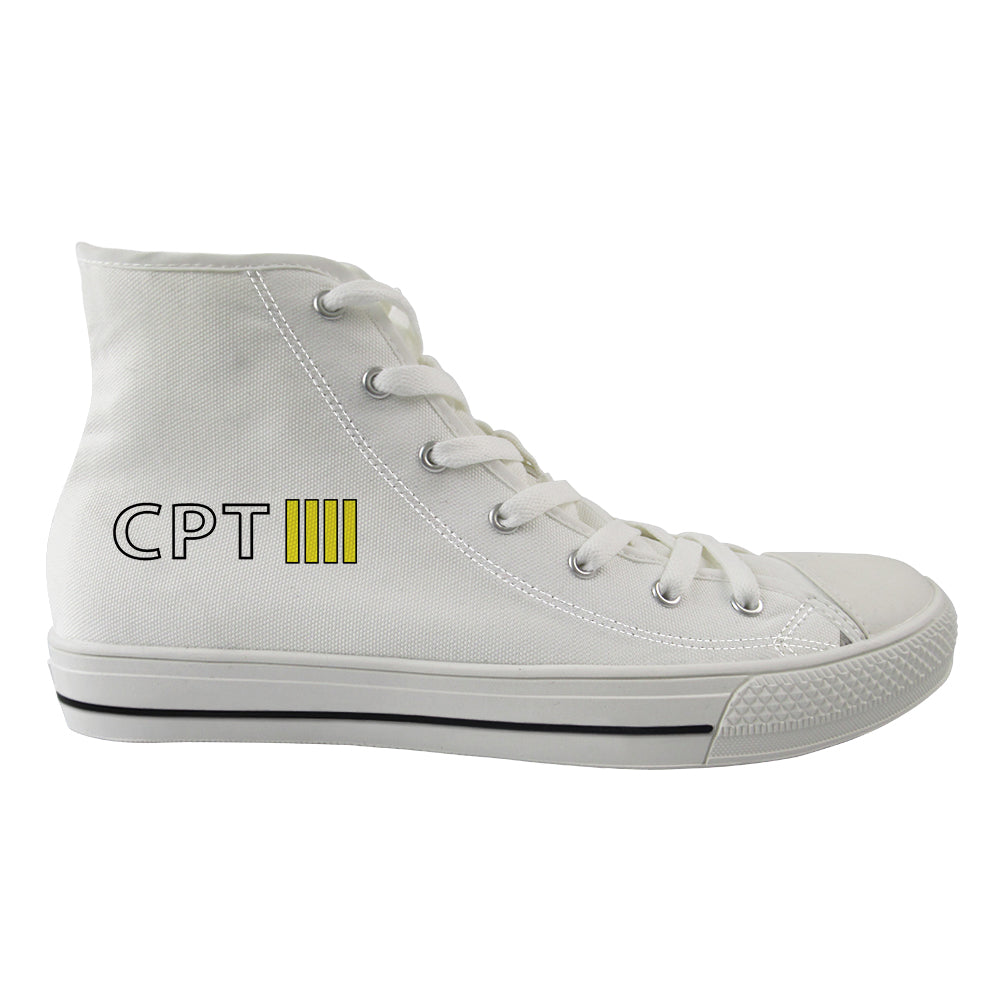 CPT & 4 Lines Designed Long Canvas Shoes (Men)