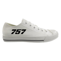 Thumbnail for 757 Flat Text Designed Canvas Shoes (Men)