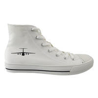 Thumbnail for Ilyushin IL-76 Silhouette Designed Long Canvas Shoes (Women)