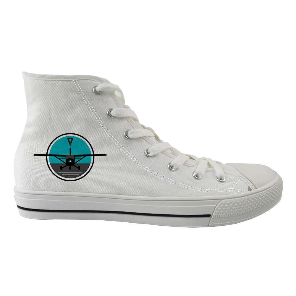 Cessna & Gyro Designed Long Canvas Shoes (Women)