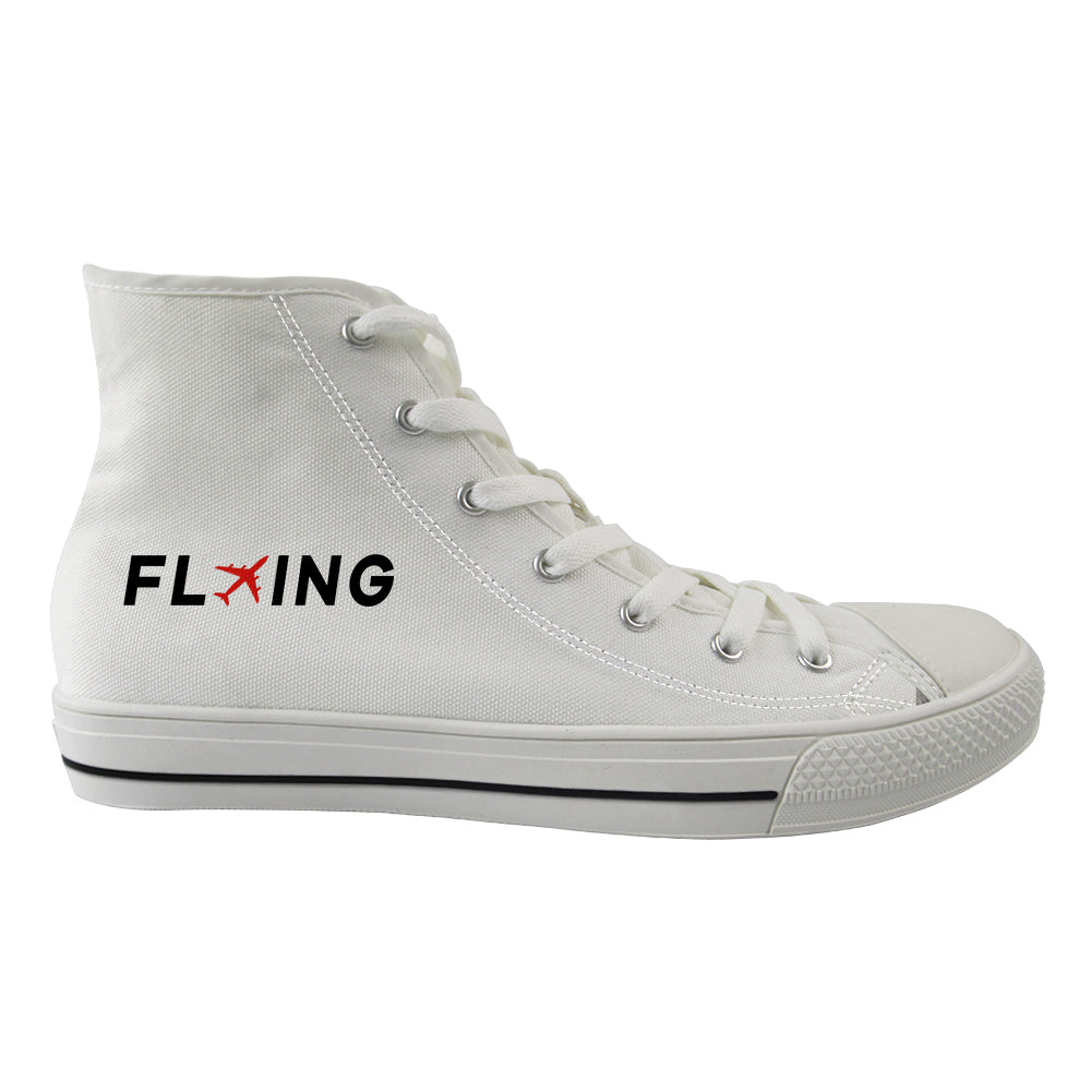 Flying Designed Long Canvas Shoes (Men)