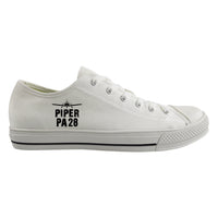 Thumbnail for Piper PA28 & Plane Designed Canvas Shoes (Men)