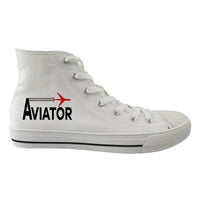 Thumbnail for Aviator Designed Long Canvas Shoes (Men)