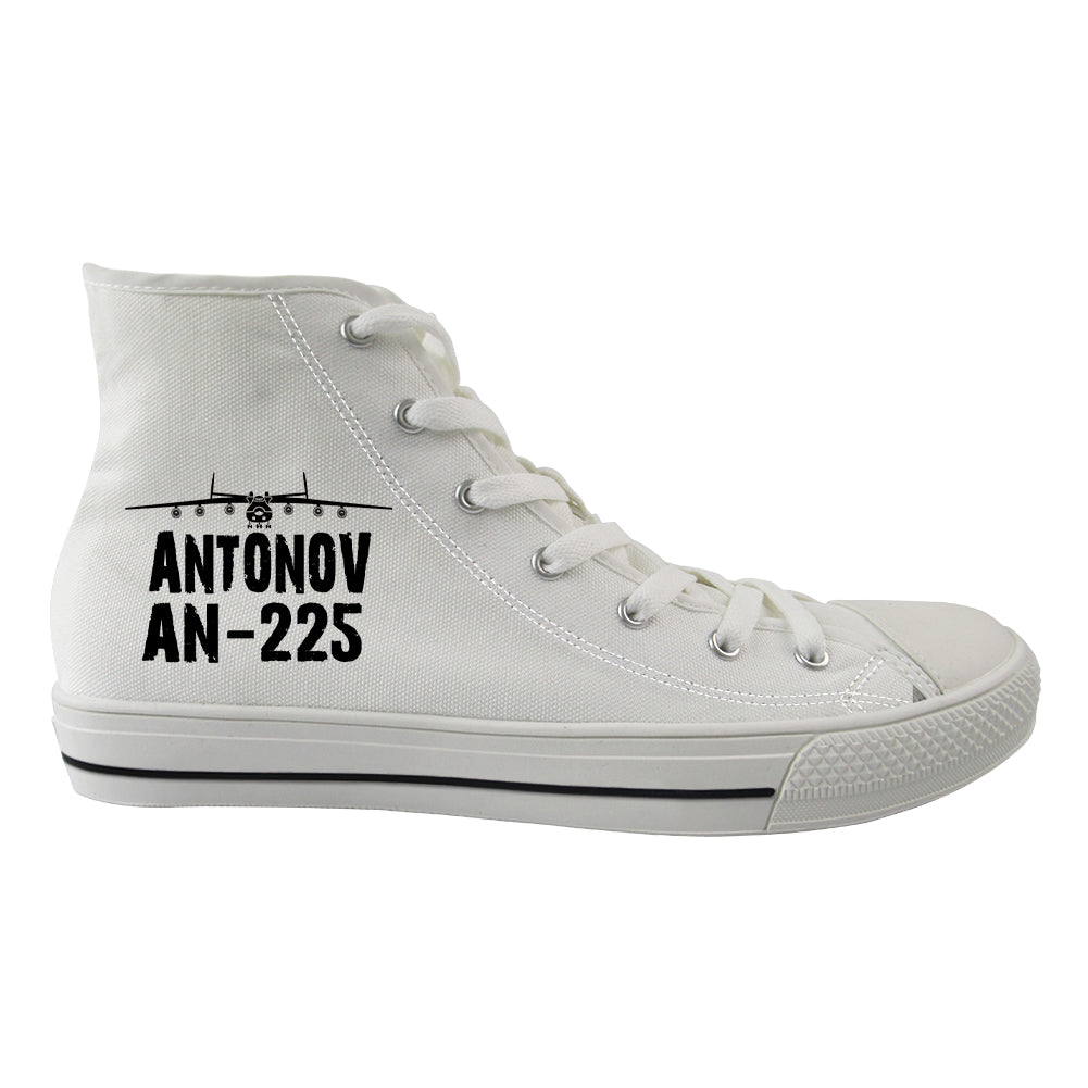 Antonov AN-225 & Plane Designed Long Canvas Shoes (Men)