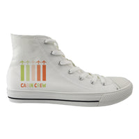 Thumbnail for Colourful Cabin Crew Designed Long Canvas Shoes (Men)