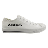 Thumbnail for Airbus & Text Designed Canvas Shoes (Men)