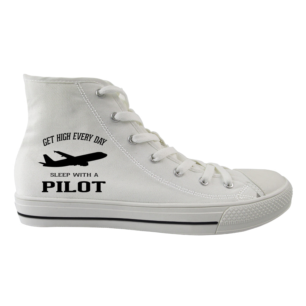 Get High Every Day Sleep With A Pilot Designed Long Canvas Shoes (Men)