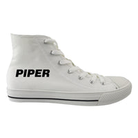 Thumbnail for Piper & Text Designed Long Canvas Shoes (Women)