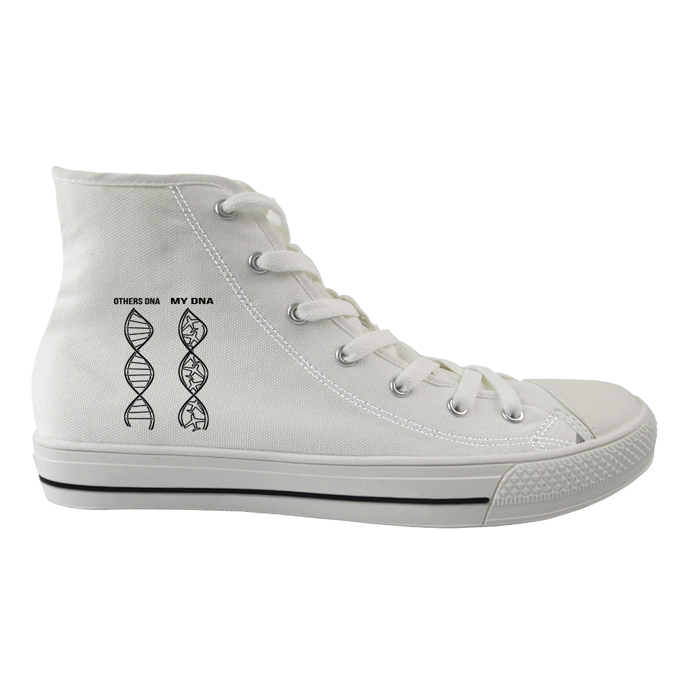 Aviation DNA Designed Long Canvas Shoes (Men)