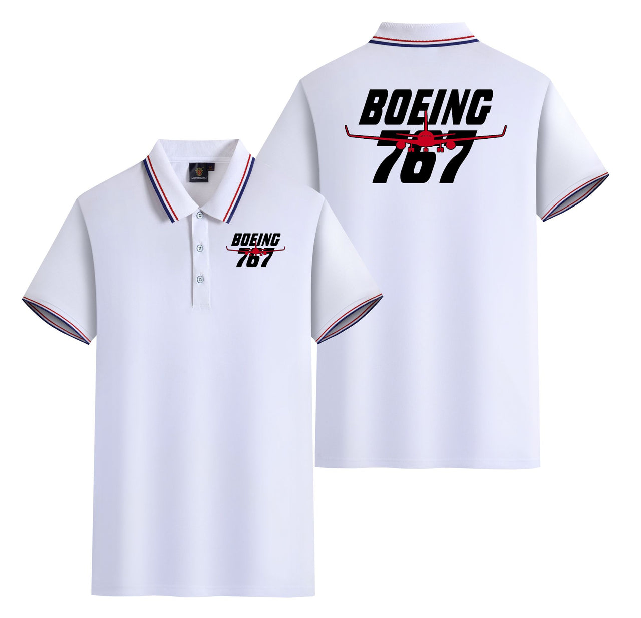 Amazing Boeing 767 Designed Stylish Polo T-Shirts (Double-Side)