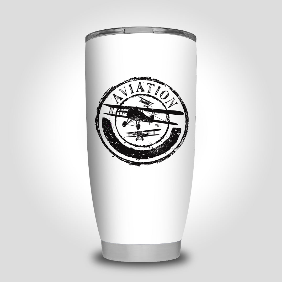 Aviation Lovers Designed Tumbler Travel Mugs